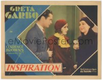6c0508 INSPIRATION LC 1931 sexy French streetwalker Greta Garbo with Robert Montgomery & Rambeau!