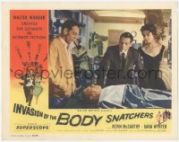 6c0510 INVASION OF THE BODY SNATCHERS LC 1956 McCarthy, Wynter & Donovan discover dead clone body!