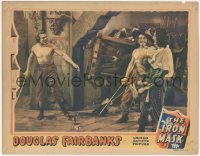 6c0513 IRON MASK LC 1929 Douglas Fairbanks, Sr. as D'Artagnan with two of his Three Musketeers!