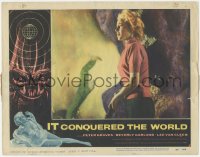 6c0515 IT CONQUERED THE WORLD LC #8 1956 Roger Corman, close up of Beverly Garland & monster claw!