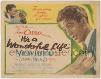 6c0094 IT'S A WONDERFUL LIFE TC 1946 James Stewart, Donna Reed, Frank Capra holiday classic!