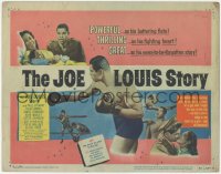 6c0097 JOE LOUIS STORY TC 1953 Coley Wallace as the legendary heavyweight champion boxer!