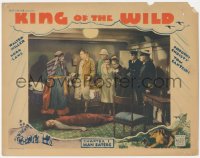 6c0529 KING OF THE WILD chapter 1 LC 1931 crowd standing around dead woman, Man Eaters, full-color!