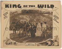 6c0531 KING OF THE WILD chapter 11 LC 1931 Arthur McLaglen as Bimi the Ape Man is captured!