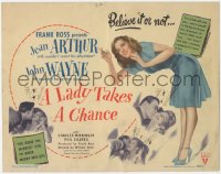 6c0108 LADY TAKES A CHANCE TC 1943 Jean Arthur moves west and falls in love with John Wayne!