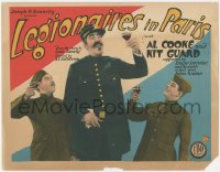 6c0111 LEGIONAIRES IN PARIS TC 1927 soldiers Al Cooke & Kit Guard in uniform toasting, rare!