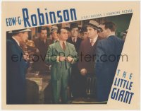 6c0545 LITTLE GIANT LC 1933 crowd of men watch bootlegger Edward G. Robinson buttoning his vest!