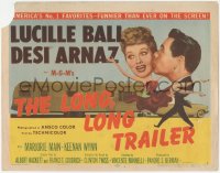 6c0122 LONG, LONG TRAILER TC 1954 wacky art of Lucy Ball & Desi Arnaz, America's #1 favorites!