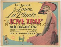6c0123 LOVE TRAP TC 1929 William Wyler, three images of pretty Laura La Plante, very rare!