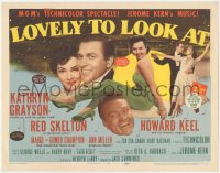 6c0124 LOVELY TO LOOK AT TC 1952 sexy Ann Miller, wacky Red Skelton, Howard Keel & Kathryn Grayson!