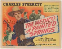 6c0134 MEDICO OF PAINTED SPRINGS TC 1941 Charles Starrett blasting his way through adventures!