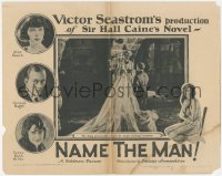 6c0590 NAME THE MAN LC 1924 Mae Busch getting married, early abortion movie by Victor Sjostrom!