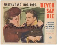 6c0595 NEVER SAY DIE LC 1939 great close up of Bob Hope glaring at veiled Gale Sondergaard!
