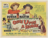 6c0155 ONCE UPON A HORSE TC 1958 Rowan & Martin, TV's laff-famed funsters, sexy Martha Hyer!