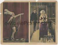 6c0631 PEACOCK ALLEY LC 1922 split image of Mae Murray dancing on stage & walking through prison!