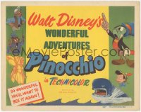 6c0165 PINOCCHIO TC R1945 you'll want to see Disney's Wonderful Adventures of Pinocchio again!