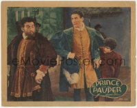 6c0637 PRINCE & THE PAUPER LC 1937 Errol Flynn shields a Mauch Twin from Claude Rains, Mark Twain!