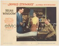6c0647 REAR WINDOW LC #5 1954 Alfred Hitchcock, Wendell Corey talks to Grace Kelly & Jimmy Stewart!