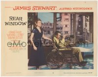 6c0648 REAR WINDOW LC #6 1954 Alfred Hitchcock, great image of Grace Kelly & James Stewart w/lens!
