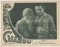 6c0655 RETURN OF CHANDU chapter 6 LC 1934 great close up of Bela Lugosi, Chandu's False Step!