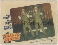6c0660 ROAD TO UTOPIA LC #6 1946 image of wacky Bob Hope & Bing Crosby in dance number!
