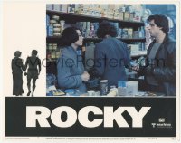 6c0669 ROCKY LC #7 1976 Sylvester Stallone tries to talk to Talia Shire at the grocery store!