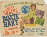 6c0179 ROXIE HART TC 1942 great full-length image of sexy criminal Ginger Rogers from Chicago!