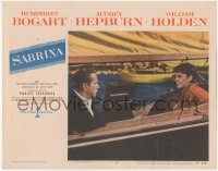 6c0678 SABRINA LC #2 1954 close up of Audrey Hepburn on boat with Humphrey Bogart, Billy Wilder!
