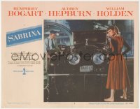 6c0679 SABRINA LC #3 1954 Billy Wilder classic, Audrey Hepburn barefoot by Rolls Royce luxury car!