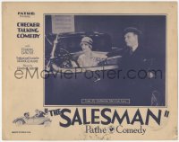 6c0689 SALESMAN LC 1929 Frank T. Davis tries to sell a car to pretty Helen Eby-Rock!