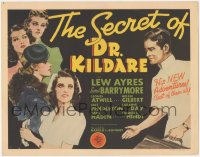 6c0185 SECRET OF DR. KILDARE TC 1939 cool art of Lew Ayres, nurse Laraine Day & pretty ladies!