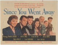 6c0190 SINCE YOU WENT AWAY TC 1944 Joseph Cotten, Claudette Colbert!, Jennifer Jones, Shirley Temple