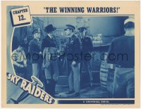 6c0715 SKY RAIDERS chapter 12 LC 1941 soldiers at harbor, Universal serial, The Winning Warriors!