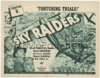 6c0192 SKY RAIDERS chapter 9 TC 1941 Donald Woods, Kathryn Adams, airplane serial, Torturing Trials!