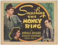 6c0195 SMASHING THE MONEY RING Other Company TC 1939 Ronald Reagan, Margot Stevenson, ultra rare!