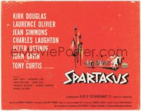 6c0202 SPARTACUS roadshow TC 1961 classic Stanley Kubrick & Kirk Douglas epic, cool artwork!