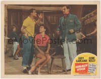 6c0736 SUMMER STOCK LC #7 1950 Gloria De Haven & Hans Conred stare at angry Gene Kelly!