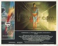 6c0737 SUPERMAN LC #6 1978 cool image of superhero Christopher Reeve in tunnel!