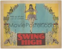 6c0213 SWING HIGH TC 1930 pretty circus trapeze girl Helen Twelvetrees, all talking, all music!