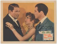 6c0752 THIS IS MY AFFAIR LC 1937 sexy Barbara Stanwyck between Robert Taylor & Victor McLaglen!