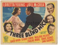 6c0219 THREE BLIND MICE TC 1938 pretty Loretta Young wants Joel McCrea as her rich husband!