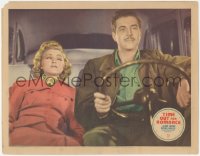 6c0757 TIME OUT FOR ROMANCE LC 1937 Claire Trevor pretends to be asleep while Michael Whalen drives!