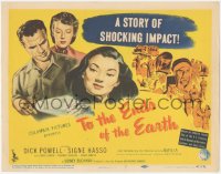 6c0224 TO THE ENDS OF THE EARTH TC 1947 Dick Powell, Signe Hasso, opium drug smuggling in Asia!