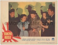 6c0760 TOKYO ROSE LC 1946 Lotus Long, Richard Loo, Osa Massen & others by microphone, WWII!