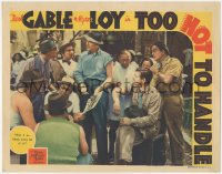 6c0763 TOO HOT TO HANDLE LC 1938 Clark Gable, Leo Carrillo, Walter Pidgeon and a bunch of guys!