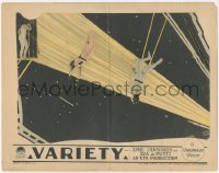 6c0777 VARIETY LC 1925 E.A. Dupont's classic German tale of obsession & betrayal, cool trapeze image