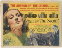 6c0232 VIGIL IN THE NIGHT TC 1940 Carole Lombard, the intimate secrets of a private nurse!