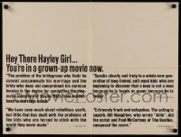 6d0157 LOT OF 38 FAMILY WAY 19X25 ONE-SHEET SNIPES 1966 Hayley Mills in a grown-up movie now!