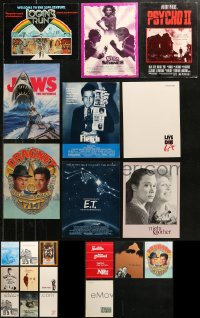 6d0185 LOT OF 22 SCREENING PROGRAMS 1970s-1980s cast & crew credits for a variety of movies!
