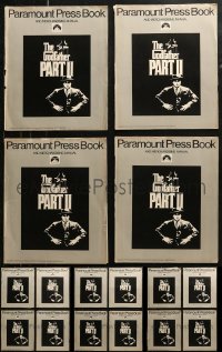6d0055 LOT OF 16 UNCUT GODFATHER PART II PRESSBOOKS 1974 Francis Ford Coppola crime classic!